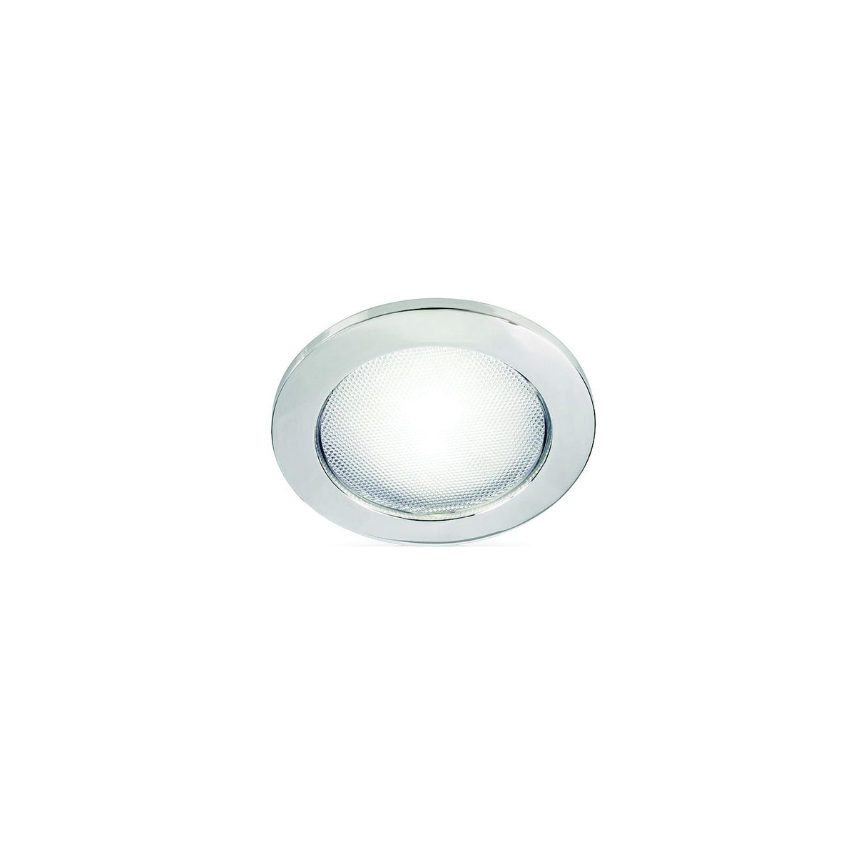 Hella 980631512 EuroLED Touch 150 Multivolt 9-33V DC Warm White Light, Polished Stainless Steel Rim