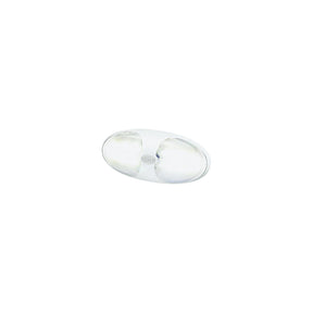 Hella DuraLED 12/24V DC White Light 12 LED Lamps With Switch, White Shroud
