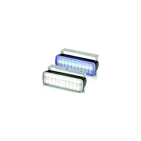 Hella 016147101 Apelo A2 Underwater Light, Bronze Housing, White Lens, White/Blue LEDs