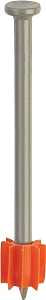 Ramset 1516E Ramguard Pin, 0.145 in Dia Shank, 2-1/2 in L, Steel, Zinc-Plated