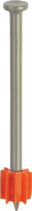 Ramset 1516E Ramguard Pin, 0.145 in Dia Shank, 2-1/2 in L, Steel, Zinc-Plated