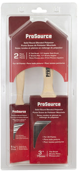 ProSource OR A 11602 S Paint Brush Set, General-Purpose, 1-1/2, 3 in Brush, 2 -Brush