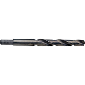 Irwin 67827 Jobber Drill Bit, 27/64 in Dia, 5-3/8 in OAL, Spiral Flute, 2-Flute, 27/64 in Dia Shank, Reduced Shank