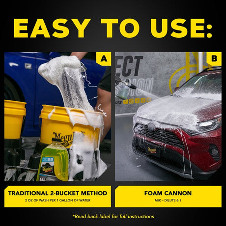 Meguiar's G240748 Hybrid Ceramic Wash and Wax, 48 oz Bottle, Liquid