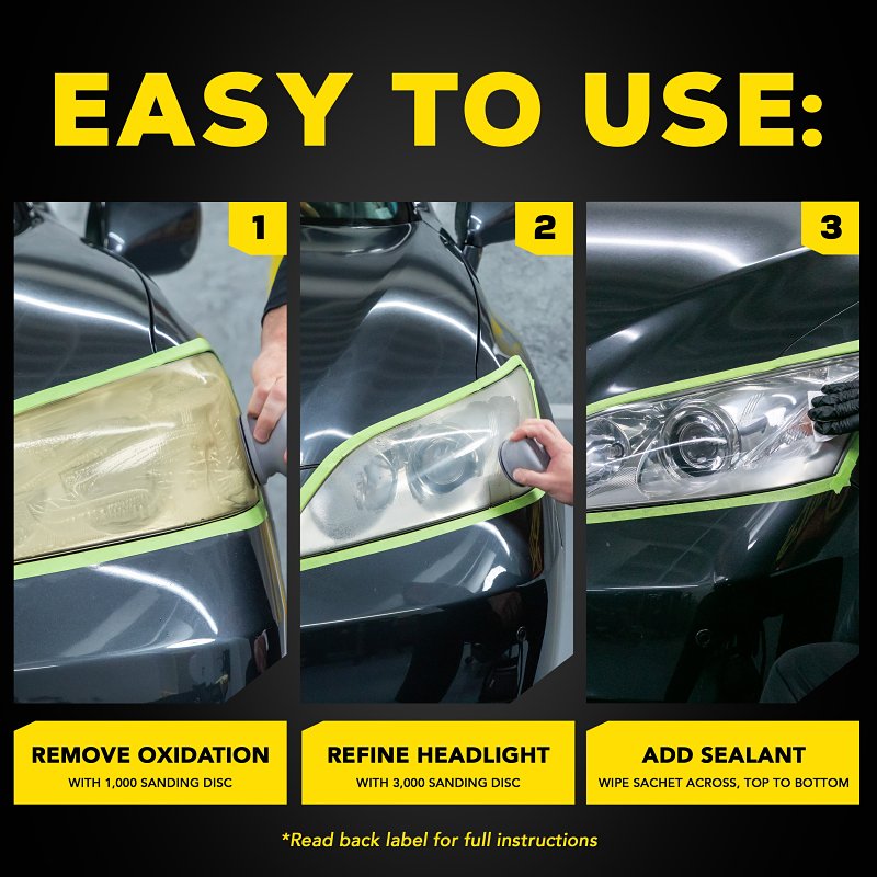 Meguiar's G2990SRP Ultimate Headlight Restoration Kit
