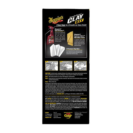 Meguiar's G191700 Smooth Surface Clay Kit