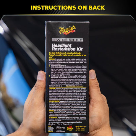 Meguiar's G2970 Headlight Restoration Kit, 4 fl-oz, Liquid