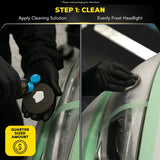 Meguiar's G2970 Headlight Restoration Kit, 4 fl-oz, Liquid