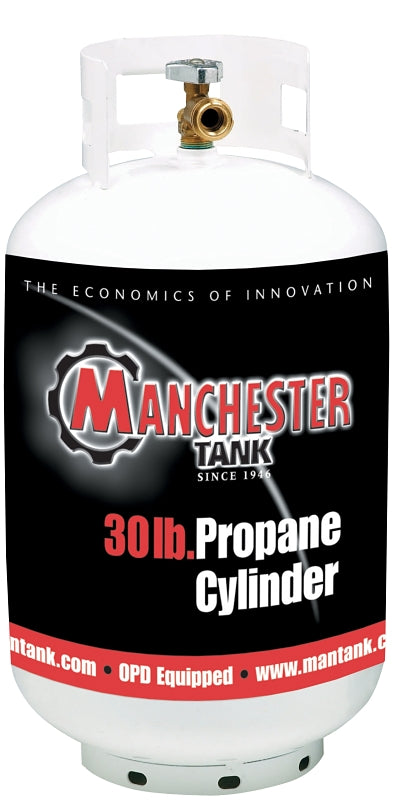 TANK PROPANE VERTICAL WHT 30LB