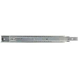 KV True-Trac TT100P 500 Drawer Slide, 100 lb, 500 mm L Rail, 12.7 mm W Rail, Zinc