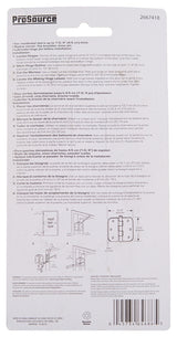ProSource BH-102PB-PS Door Hinge, Steel, Bright Brass, Loose Pin, 180 deg Range of Motion, Screw Mounting