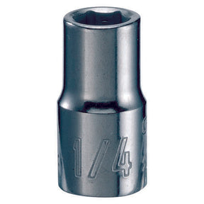 Craftsman 1/4 in. X 1/4 in. drive SAE 6 Point Standard Shallow Socket 1 pc