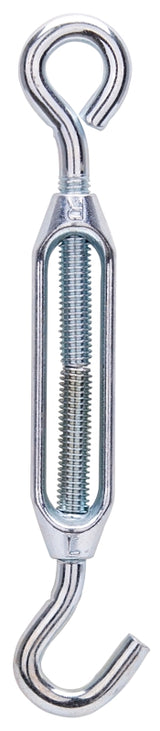 ProSource LR337 Turnbuckle, 5/16 in Thread, Hook, Eye, 9 in L Take-Up, Aluminum, Pack of 10