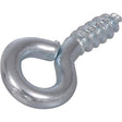 Hillman 50705 Screw Eye, 3/4 in L Thread, 2-1/2 in OAL, 5 lb Working Load, Steel, Zinc-Plated