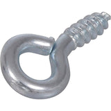 Hillman 50705 Screw Eye, 3/4 in L Thread, 2-1/2 in OAL, 5 lb Working Load, Steel, Zinc-Plated