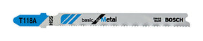 Bosch 3-5/8 in. High Carbon Steel T-Shank Wavy set and milled Jig Saw Blade 17 TPI 5 pk
