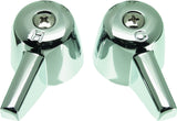 Danco 80401 Faucet Handle, Metal/Zinc, Chrome-Plated, For: Central Brass Kitchen and Bathroom Sink Faucets