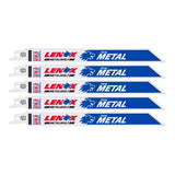 Lenox METALWOLF 8 in. Bi-Metal WAVE EDGE Reciprocating Saw Blade 24 TPI 5 pk