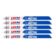 Lenox METALWOLF 12 in. Bi-Metal WAVE EDGE Reciprocating Saw Blade 18 TPI 5 pk