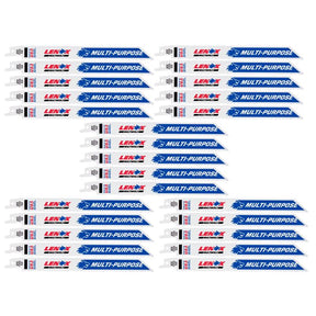 Lenox MULTIWOLF 8 in. Bi-Metal WAVE EDGE Reciprocating Saw Blade 10 TPI 25 pk