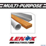 Lenox MULTIWOLF 8 in. Bi-Metal WAVE EDGE Reciprocating Saw Blade 10 TPI 25 pk