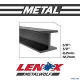 Lenox METALWOLF 12 in. Bi-Metal WAVE EDGE Reciprocating Saw Blade 14 TPI 5 pk