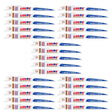 Lenox LUMBERWOLF 6 in. Bi-Metal Reciprocating Saw Blade 6 TPI 25 pk