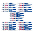 Lenox DEMOWOLF 9 in. Bi-Metal Reciprocating Saw Blade 6 TPI 25 pk
