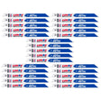 Lenox METALWOLF 8 in. Bi-Metal WAVE EDGE Reciprocating Saw Blade 18 TPI 25 pk