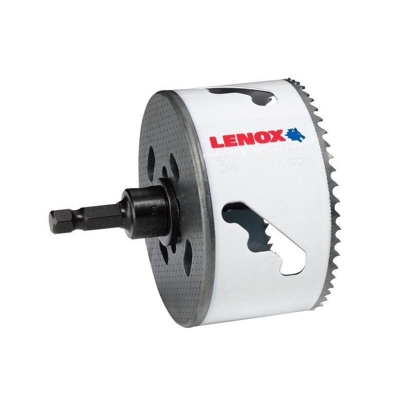 Lenox Speed Slot 3-1/2 in. Bi-Metal 1.5 in. L Hole Saw Arbor Included