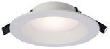 Halo RL Series RL6069FSD2W1EWH Downlight, 7.5 W, 120 V, Aluminum, White, Matte