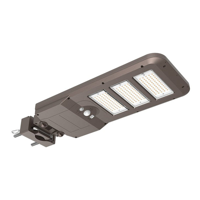 Halo SLST455MB Solar Flood Light, LED Lamp, 4500 Lumens, 5000 K Color Temp, Polycarbonate Fixture, Bronze Fixture