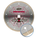 QEP Black Widow 7 in. D X 5/8 in. Steel Continuous Rim Diamond Saw Blade 1 pc