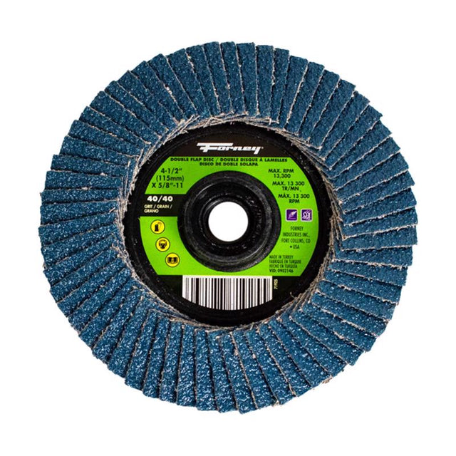 Forney 4-1/2 in. D X 1/4 in. thick Metal Grinding Wheel 1 pc