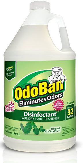 Odoban 911061-G4 Eliminator and Disinfectant, 1 gal Bottle, Eucalyptus, Pack of 4