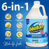 Odoban 911701-G4 Multi-Purpose Concentrate, 1 gal, Liquid, Linen Alcohol, Clear/Pale Yellow, Pack of 4