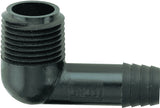 Toro 53304 Elbow, 3/8 x 1/2 in Connection, Barb x MNPT, Plastic, Pack of 50