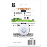 Gator 4.5 in. Aluminum Oxide Center Mount Fiber Disc 80 Grit Medium 3 pk, Pack of 5