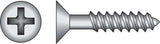 HILLMAN No. 8 X 1-1/2 in. L Phillips Black Phosphate Twin Thread Cabinet Screws 100 pk