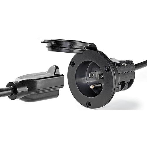 Minn Kota 1865111 AC Power Port, Black, Bulk