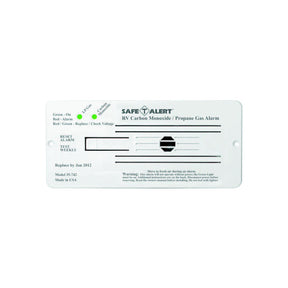 MTI Industries 35742WT 12V 35 Series Safe-T-Alert Flush Mount RV Dual Carbon Monoxide/Propane Alarm, White