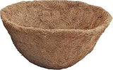 Landscapers Select T51451A-3L Planter Liner, 12 in Dia, 6.5 H, Round, Natural Coconut, Brown, Pack of 10
