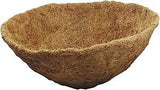 Landscapers Select T51451B-3L Planter Liner, 15 in Dia, 7 in H, Round, Coconut Fiber, Brown, Pack of 10