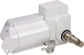 SeaDog Powder Coated Aluminum &amp; Stainless Waterproof Heavy Duty 24V Wiper Motor White Finish