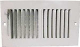 ProSource SW02-8X4 Sidewall Register, Steel, White