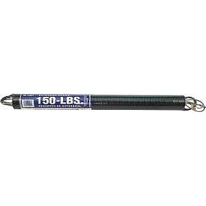 Prime-Line GD 12207 Extension Spring, 1-19/64 in OD, 22 in OAL, Carbon Steel, Galvanized, Loop End, 150 lb