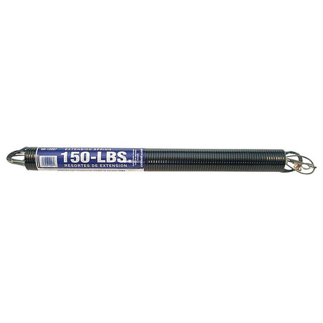 Prime-Line GD 12207 Extension Spring, 1-19/64 in OD, 22 in OAL, Carbon Steel, Galvanized, Loop End, 150 lb
