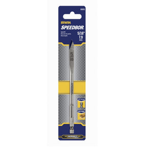 Irwin Speedbor 5/16 in. X 6 in. L Carbon Steel Wood Boring Bit Hex Shank 1 pc