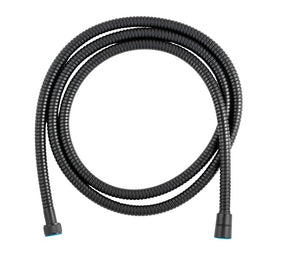 Whedon Bungy Series AF206C-MB Shower Hose, 1/2 in Connection, Female, 78 in L Hose, Stainless Steel, Matte Black