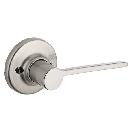 Kwikset 200LRL 15 CP V1 Passage Lever, Satin Nickel, Zinc, Residential, Reversible Hand, 3 Grade
